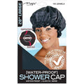 Magic Collection Shower Cap Waterproof Hair Protection for All Hair Types 20'' Large (2214BLA)