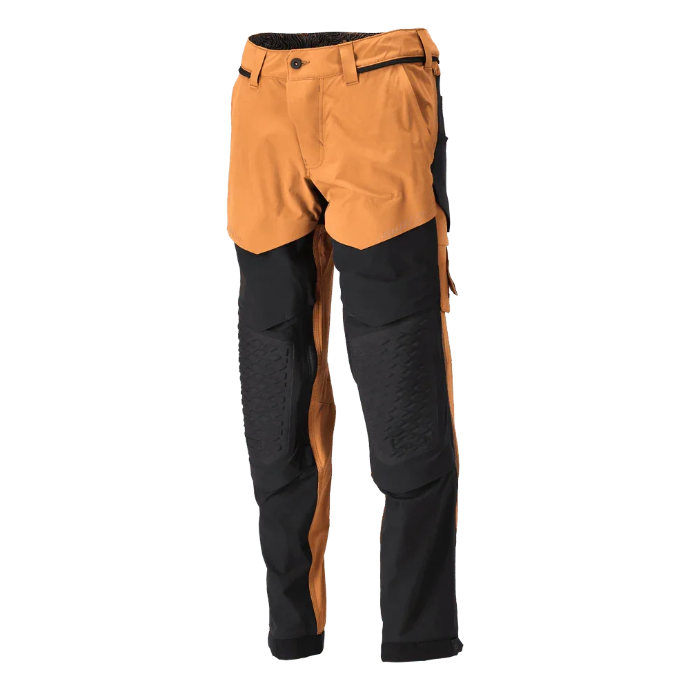 Mascot 22279 Ultimate Stretch Click System Pocket Trousers Nut Brown / Black