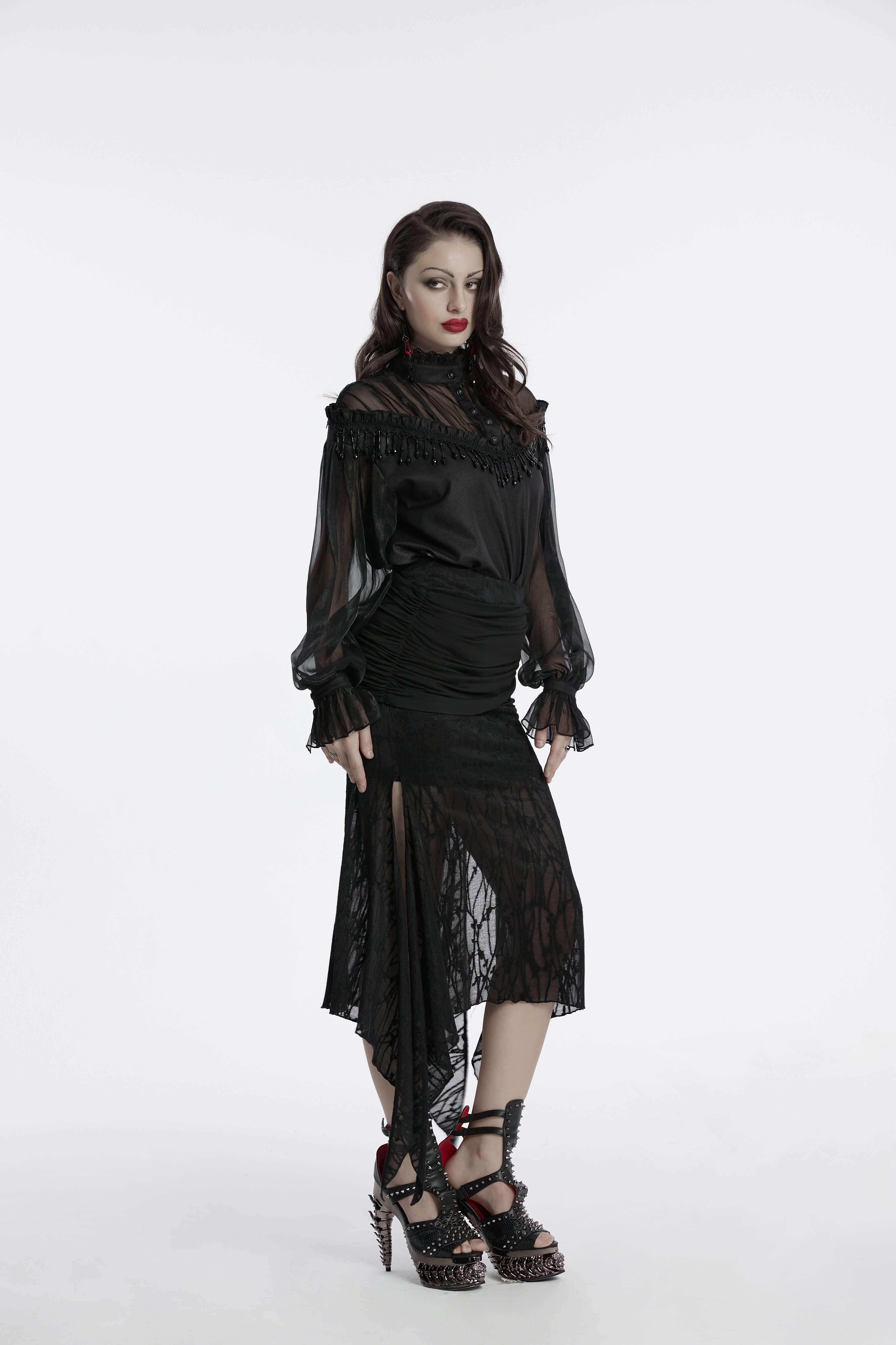 Punk Rave Arti Fishtail Skirt - Size UK 22 Left Only!