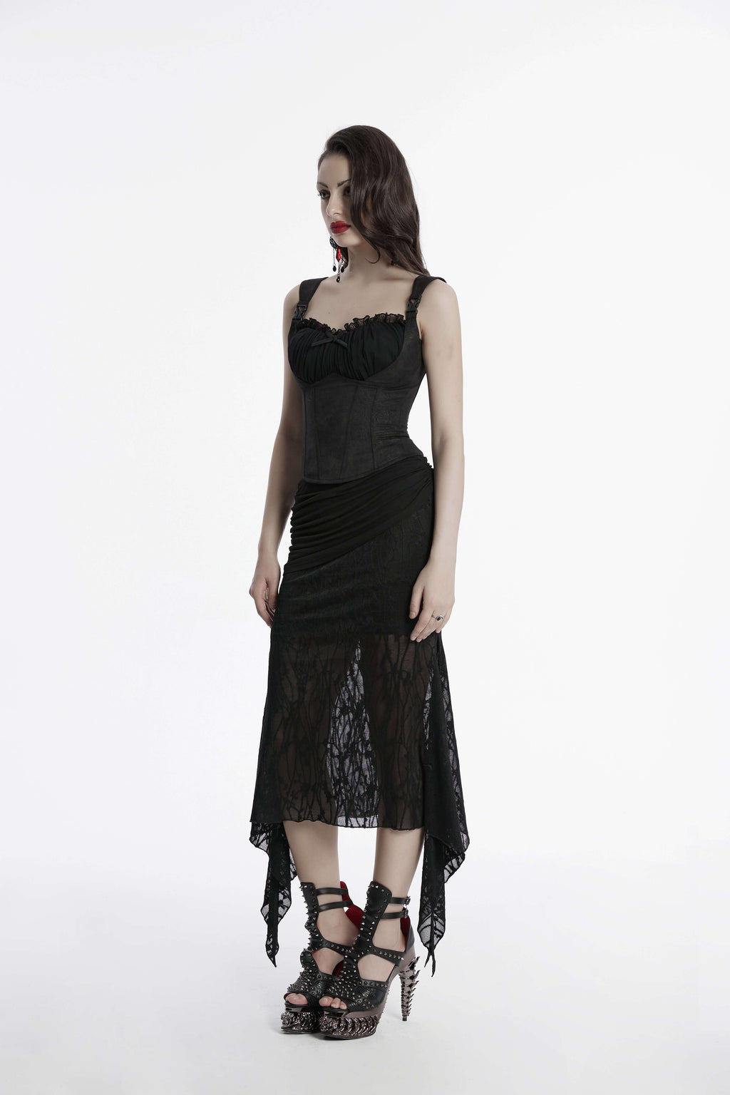 Punk Rave Arti Fishtail Skirt - Size UK 22 Left Only!