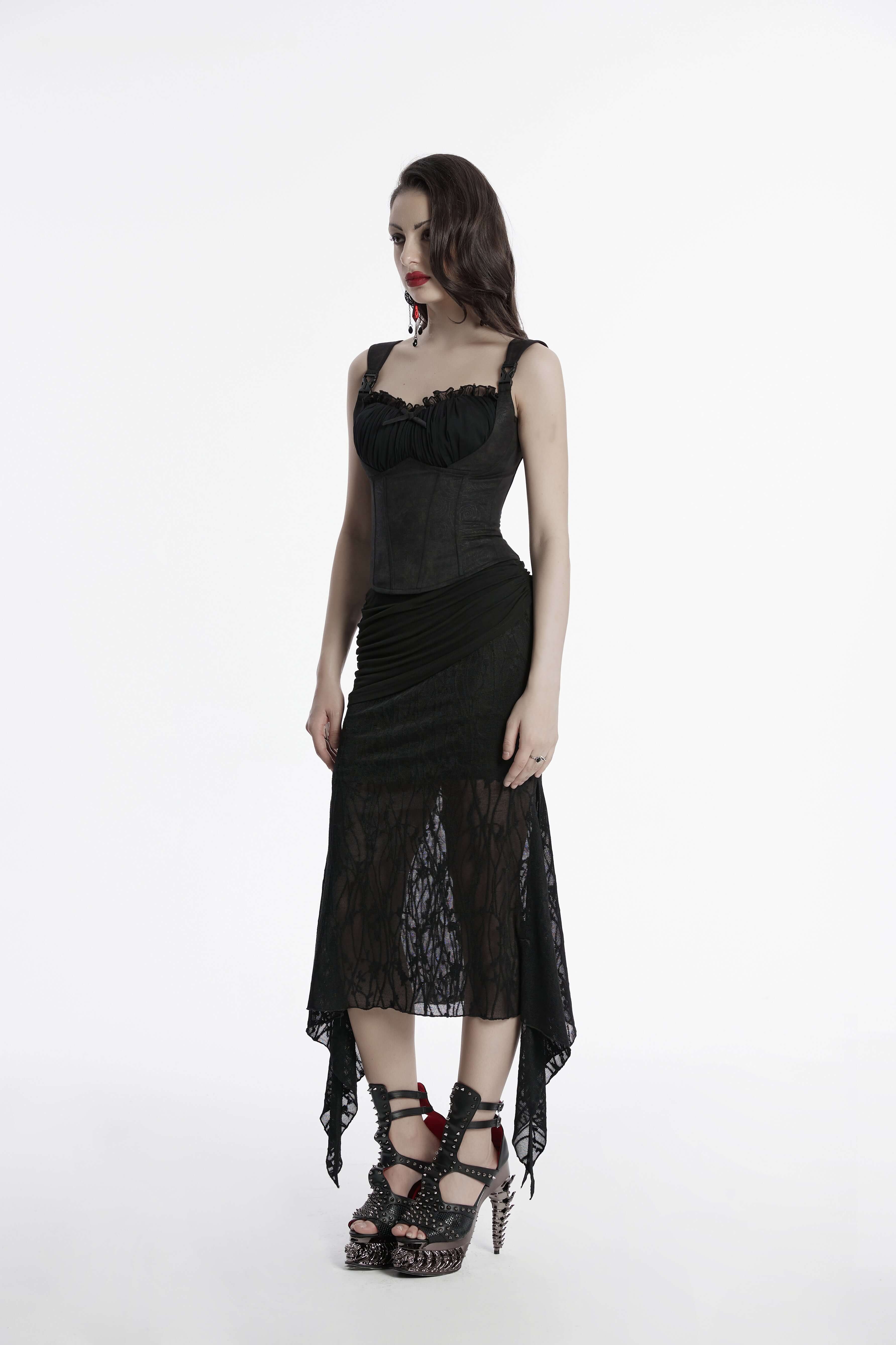Punk Rave Arti Fishtail Skirt - Size UK 22 Left Only!