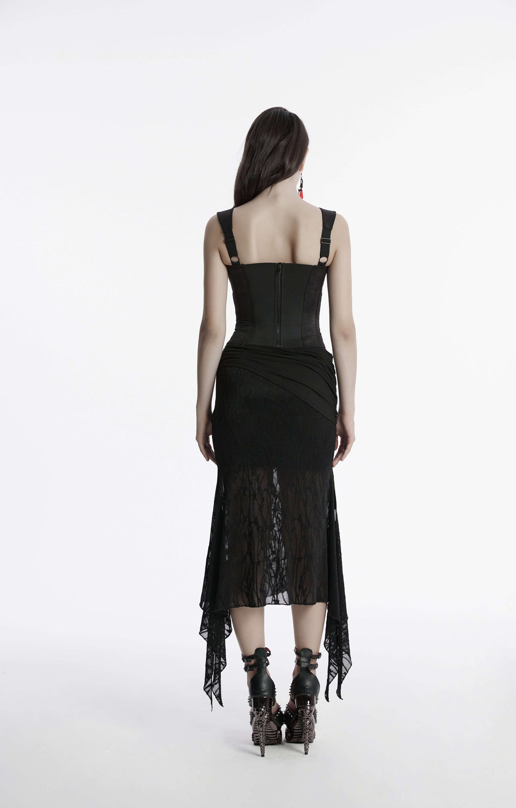 Punk Rave Arti Fishtail Skirt - Size UK 22 Left Only!