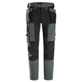 Snickers 6218 AllroundWork Holster Pocket 4-Way Stretch Trousers Steel Grey