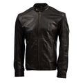 Men's Black Sheep Leather Moto Jacket