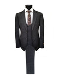 Charcoal 3-Piece Slim Fit Suit