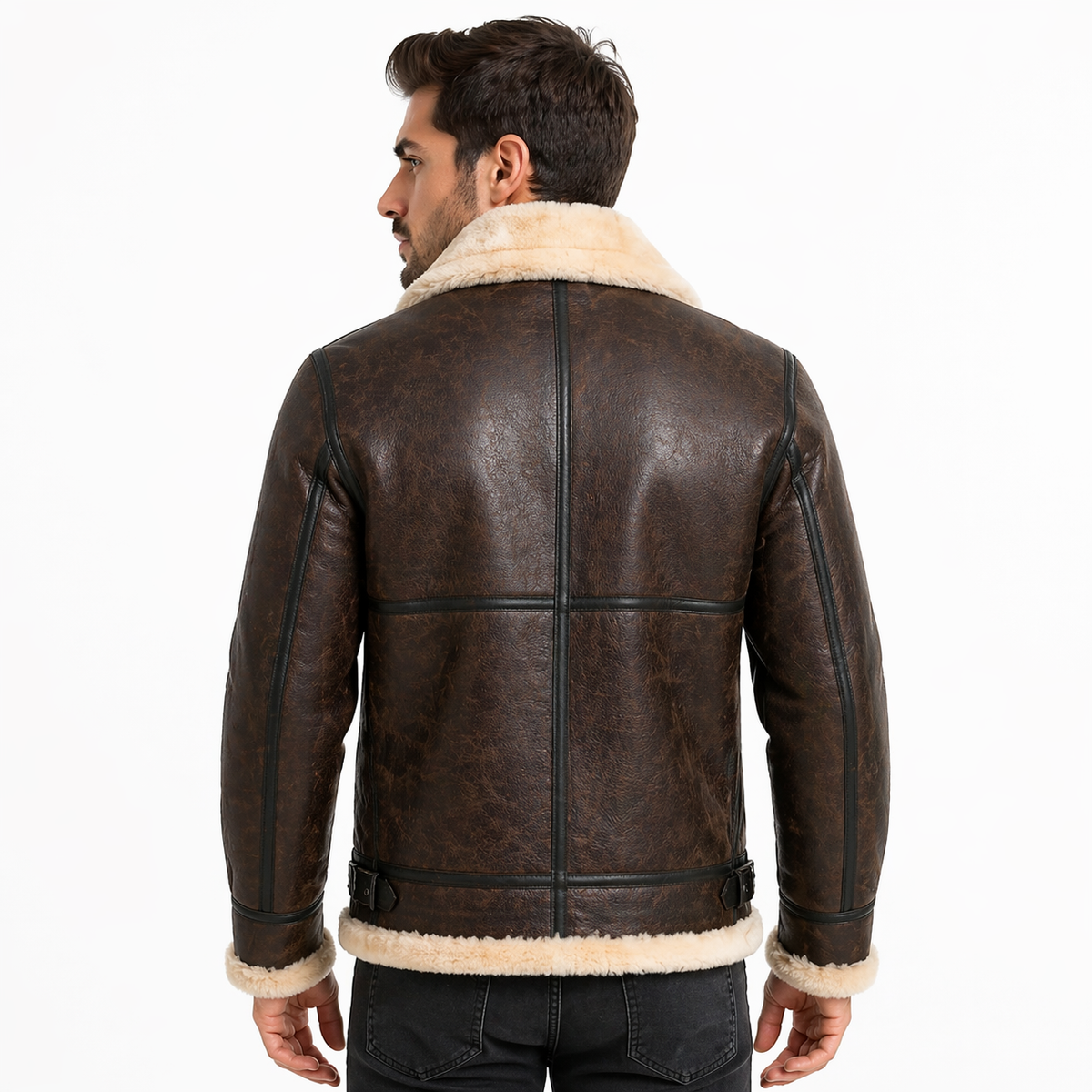 Leon Kennedy Inspired Brown Aviator Jacket