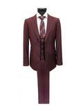 Burgundy 3-Piece Suit