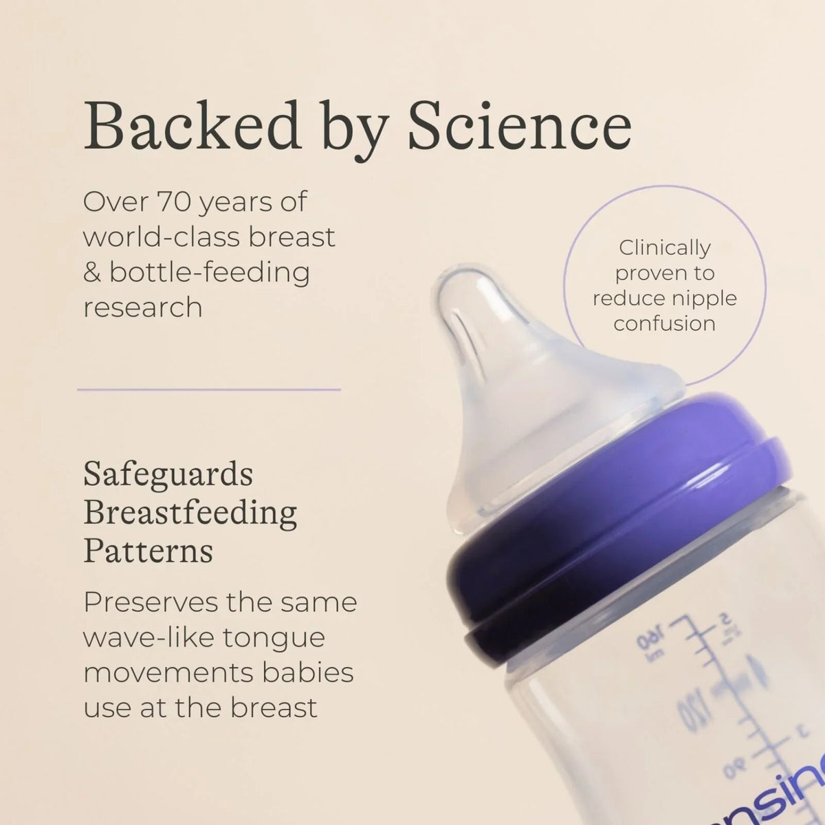 Lansinoh Feeding Bottles with NaturalWave Teats 160ml Pack of 2