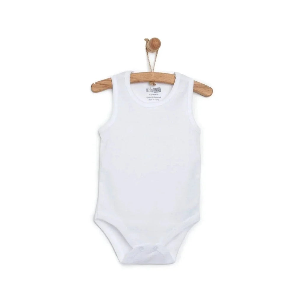 HelloBaby Unisex Sleeveless Bodysuit 5 pcs