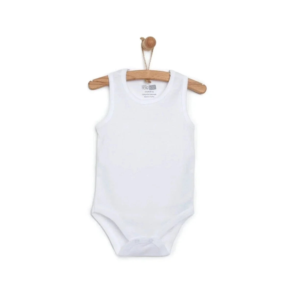 HelloBaby Unisex Sleeveless Bodysuit 5 pcs