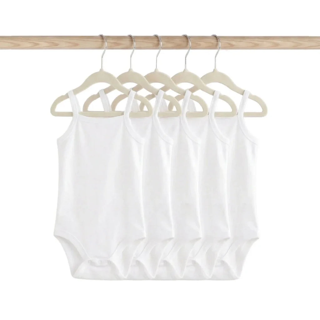 HelloBaby Unisex Strappy Bodysuit 5 pcs