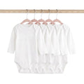 HelloBaby Unisex Long Sleeve Bodysuit 5 pcs