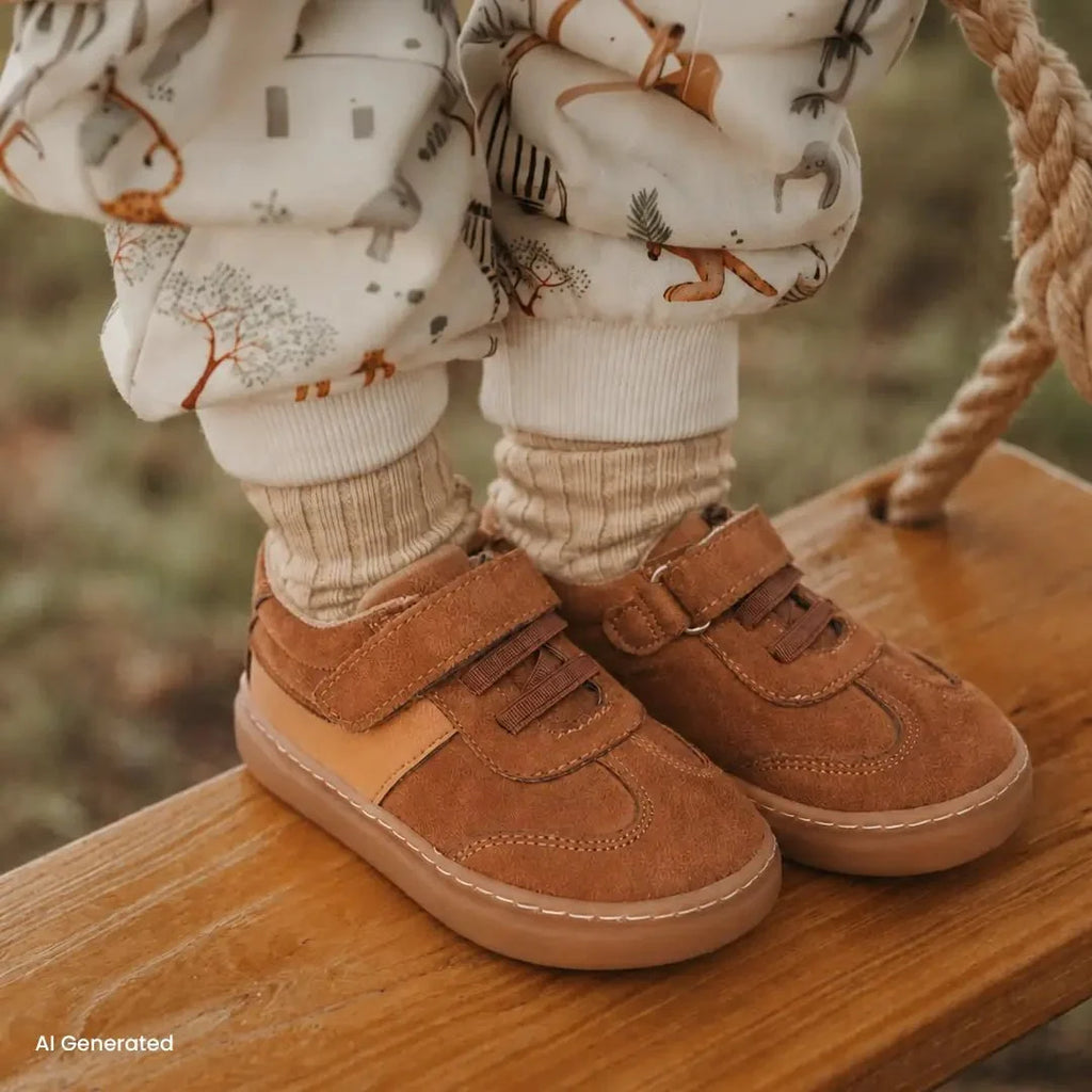HelloBaby Faux Suede Baby Trainers
