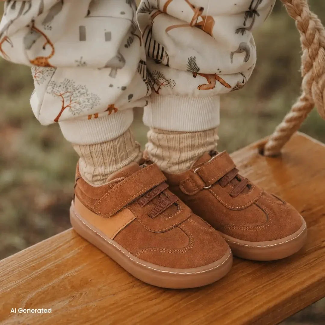 HelloBaby Faux Suede Baby Trainers