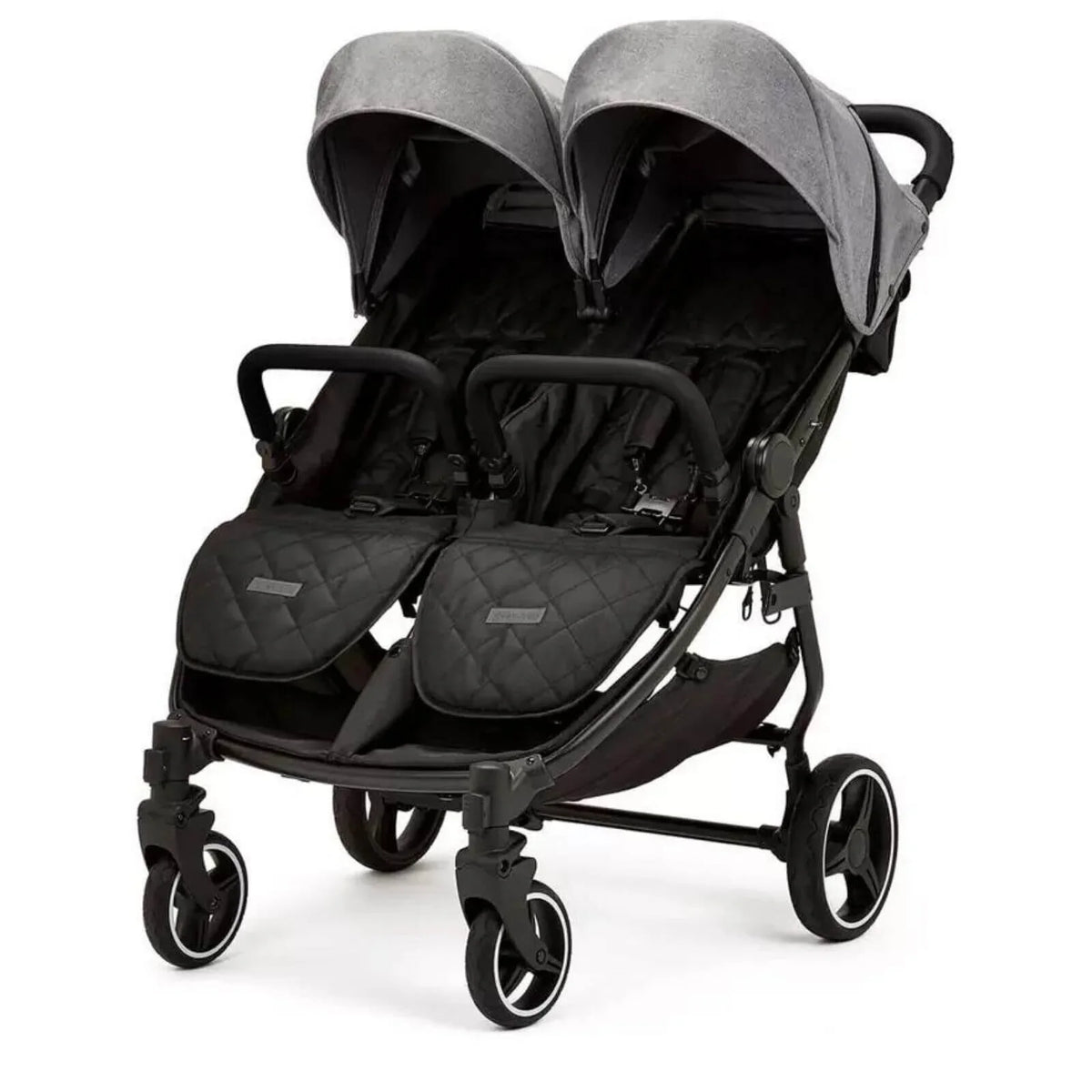 Ickle Bubba Venus Max Double Stroller - Space Grey