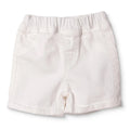 HelloBaby Plain Denim Baby Shorts (6-9 Months to 4-5 Years) - Ecru