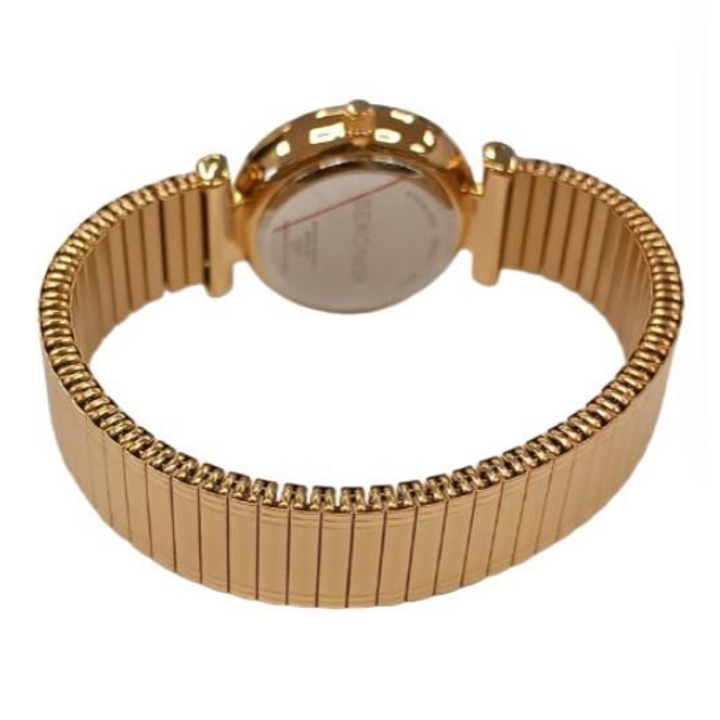 Sekonda Ladies Basic White Dial Gold Plated Expander Bracelet watch 40438