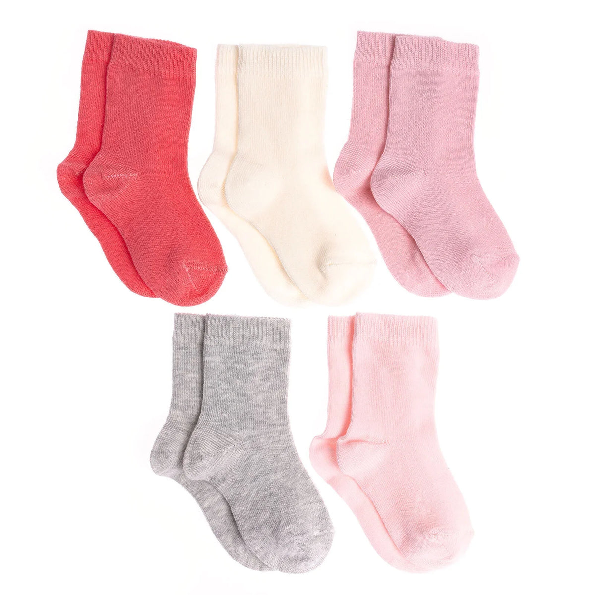 HelloBaby 5 Pack Ankle Baby Socks (Newborn to 4-5 Years)
