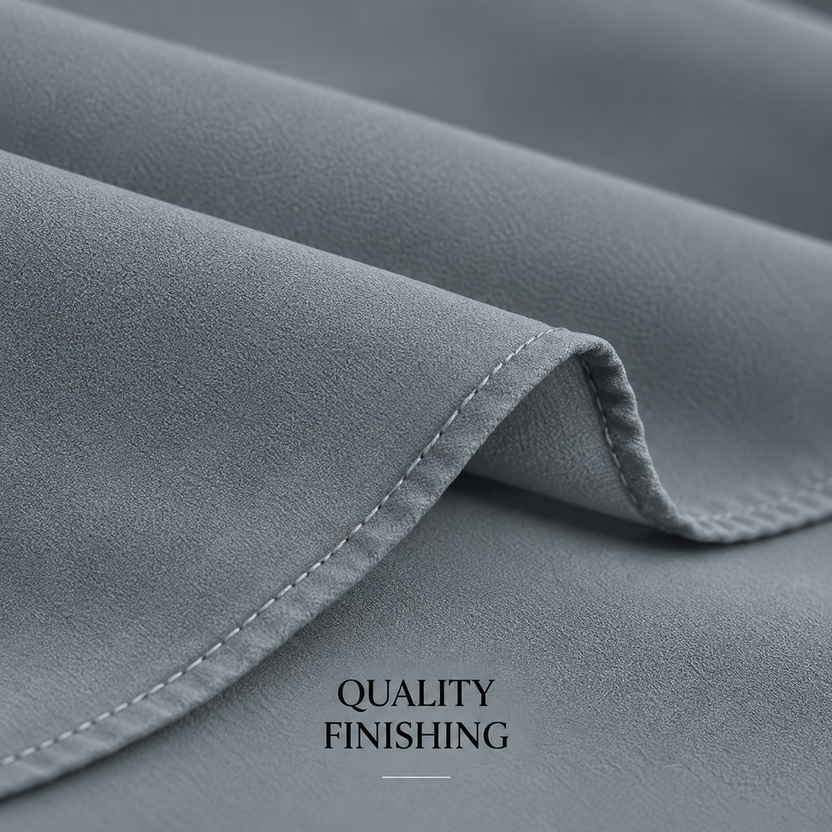 Women Elegant Slate Blue Grey Georgette Scarf Lightweight Soft Hijab Wrap