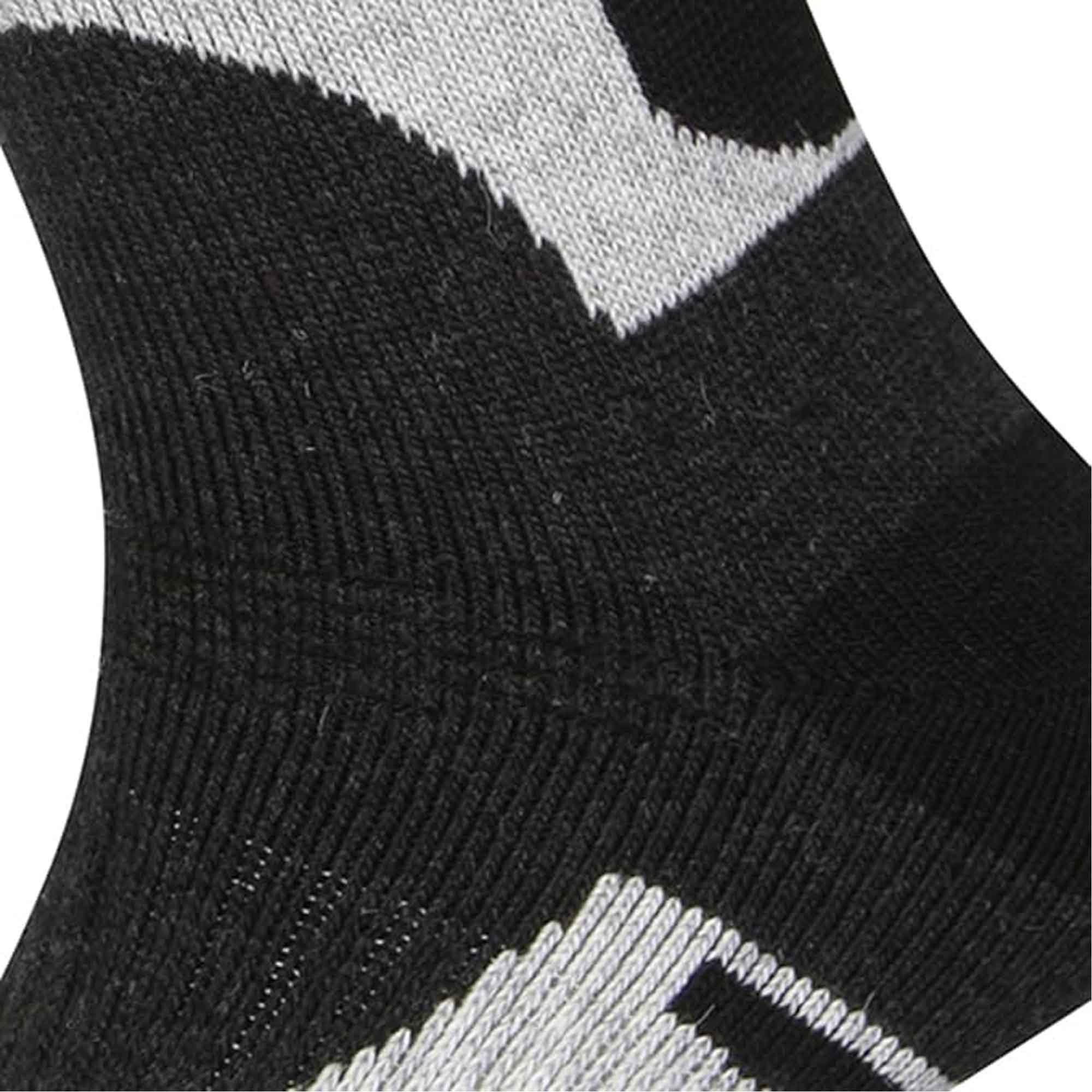 Sock Stack Men's Wool Hiking Socks 3 Pack Reinforced Heel Toe Cushioned Arch Support