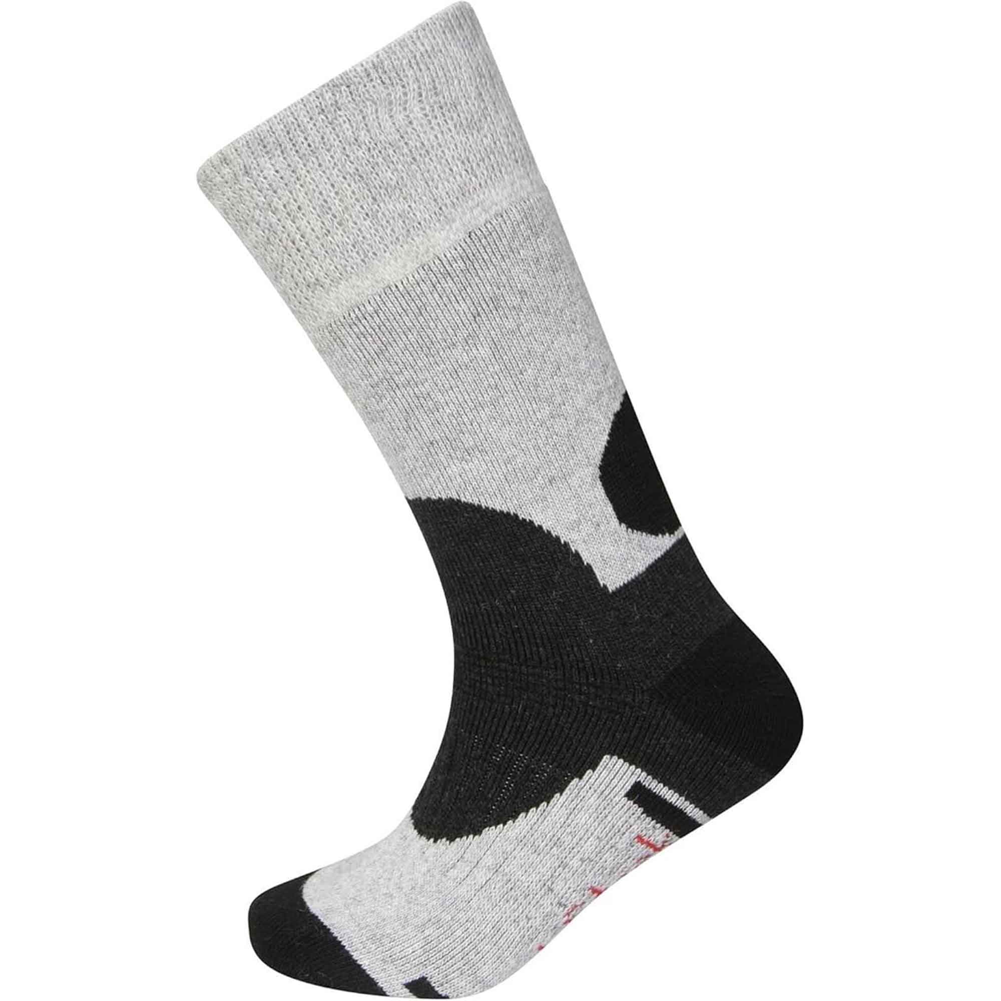 Sock Stack Men's Wool Hiking Socks 3 Pack Reinforced Heel Toe Cushioned Arch Support