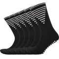 Sock Stack 3 Pairs Black Anti Slip Football Grip Socks For Men Sports Socks For Gym UK 6-8