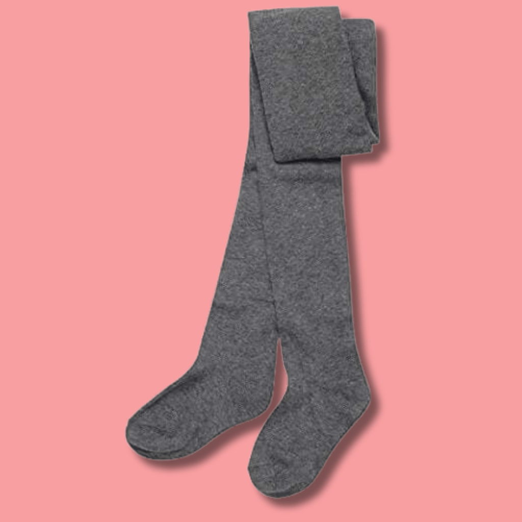 Sock Stack Girls Cotton Lycra Tights 3 Pairs Cotton Rich Back To School Uniform Reinforced Heel Toe Multipack Value