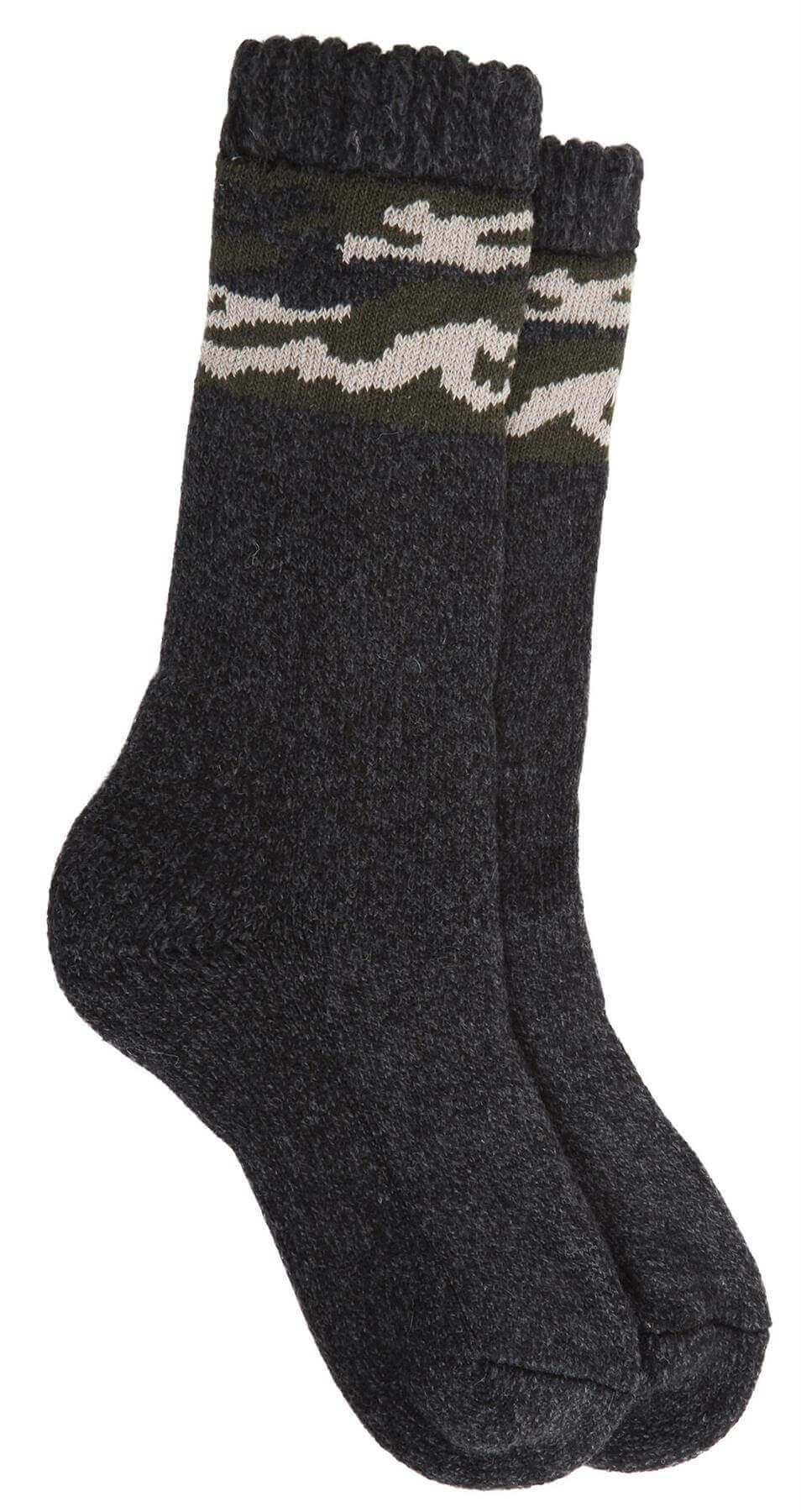 Sock Stack Men's Merino Wool Thermal Hiking Boot Socks 3 Pairs Reinforced Heel And Toe
