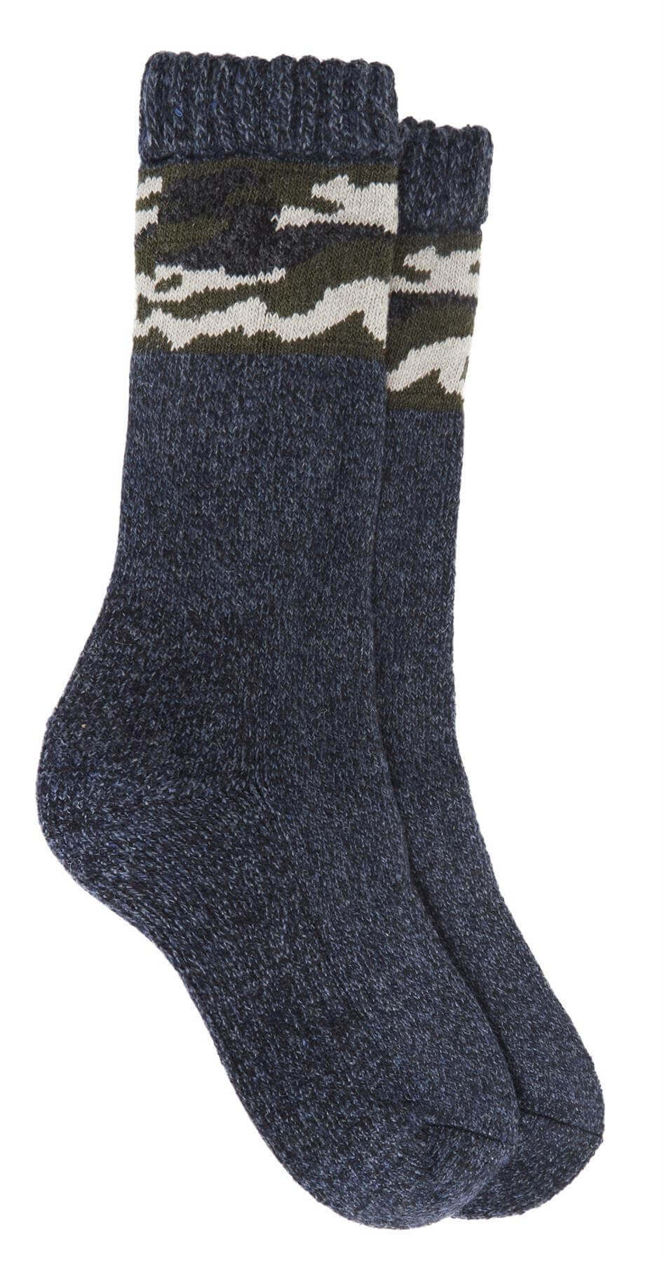 Sock Stack Men's Merino Wool Thermal Hiking Boot Socks 3 Pairs Reinforced Heel And Toe