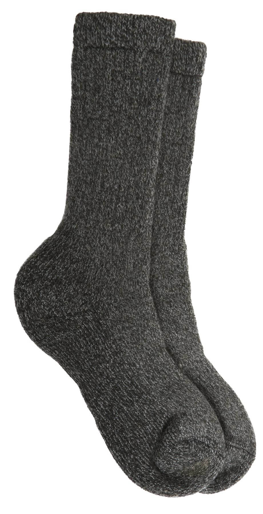Sock Stack Men's Merino Wool Thermal Hiking Boot Socks 3 Pairs Reinforced Heel And Toe