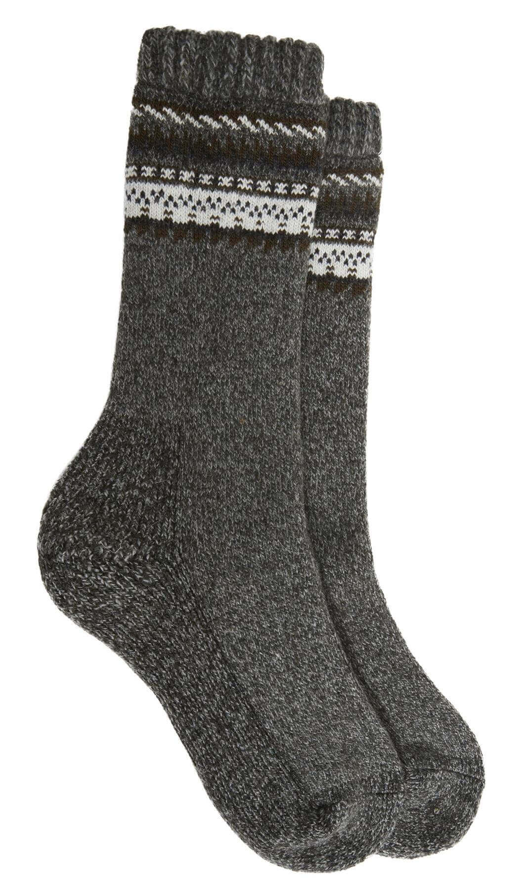 Sock Stack Men's Merino Wool Thermal Hiking Boot Socks 3 Pairs Reinforced Heel And Toe