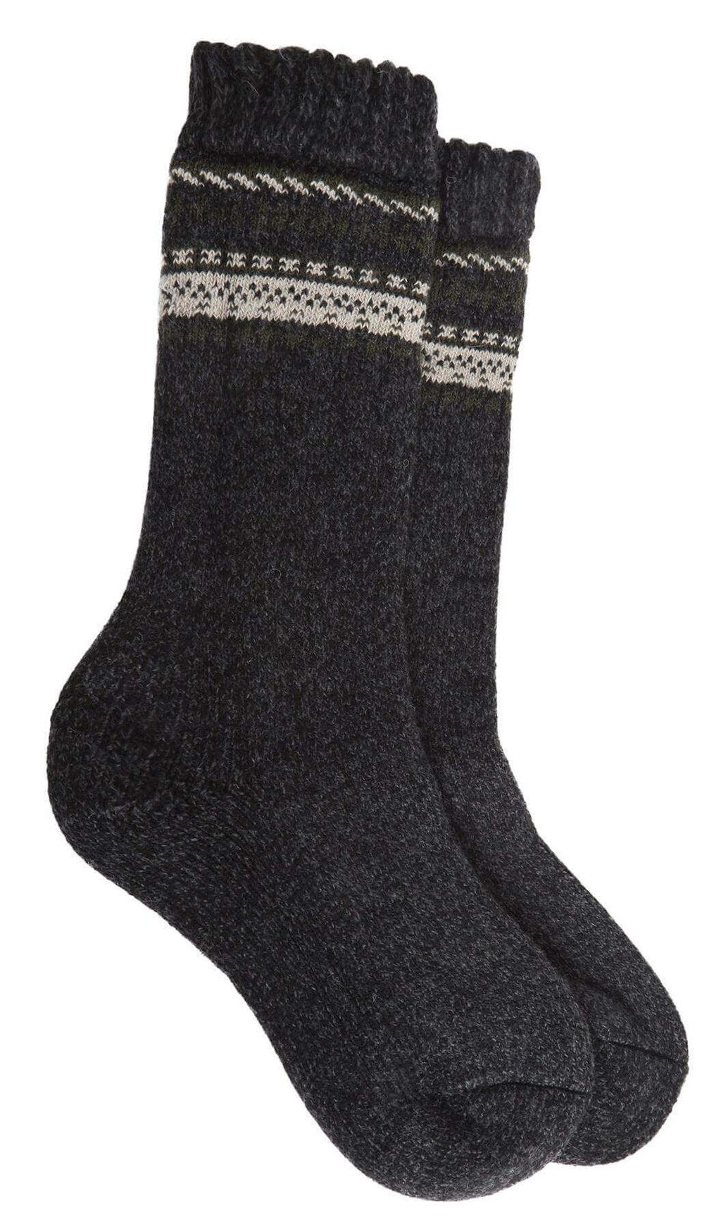 Sock Stack Men's Merino Wool Thermal Hiking Boot Socks 3 Pairs Reinforced Heel And Toe