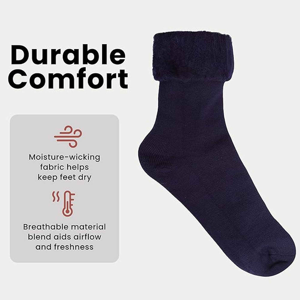Sock Stack Mens Thermal Bed Socks Pack Of 3 Fluffy Soft Warm Cosy For Cold Nights UK Size