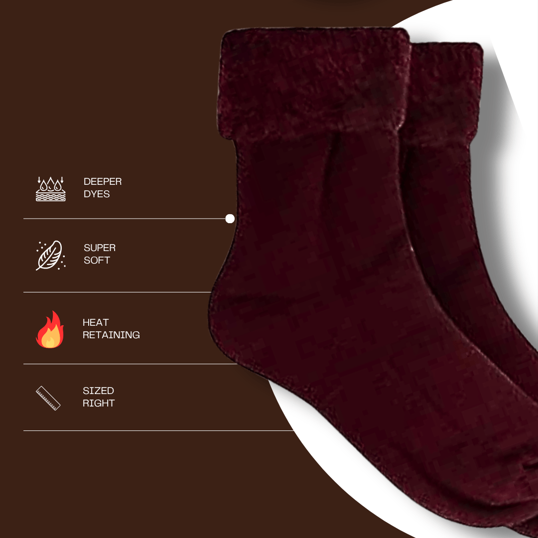 Sock Stack Mens Thermal Bed Socks Pack Of 3 Fluffy Soft Warm Cosy For Cold Nights UK Size