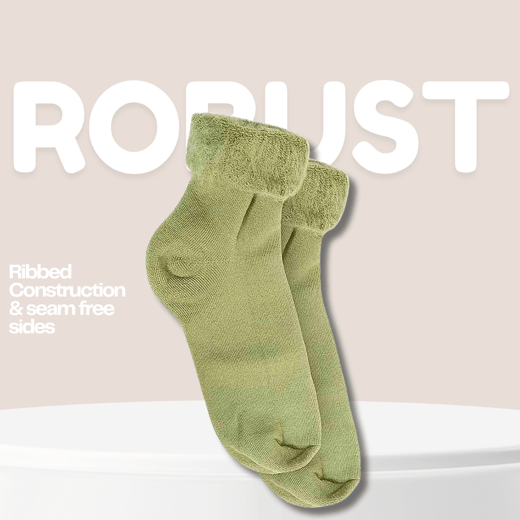 Sock Stack Women's Thermal Bed Socks 3 Pairs Slipper Socks UK Size 4-7 Super Soft
