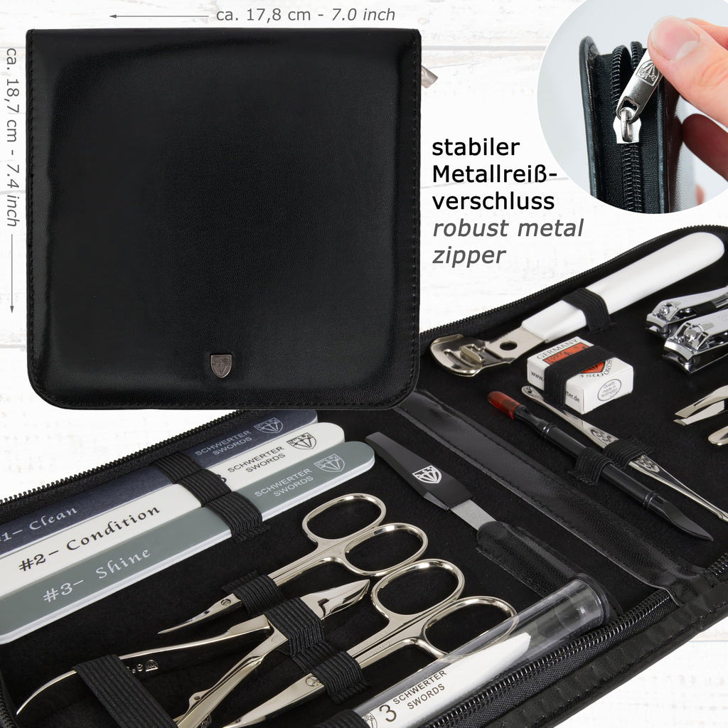 3 Swords Germany – Manicure Pedicure Set Kit (009) | Premium Nail Care Tools