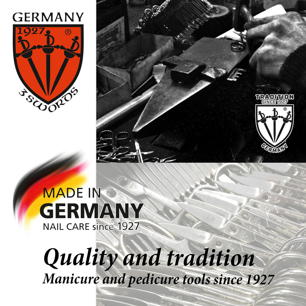 3 Swords Germany 6-Piece Nail Care Kit – Professional Manicure & Pedicure Set, Made in Solingen