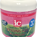Fantasia IC Hair Polisher Aloe Styling Gel - Hard To Hold for Ultimate Control & Shine 454g/16.01 oz