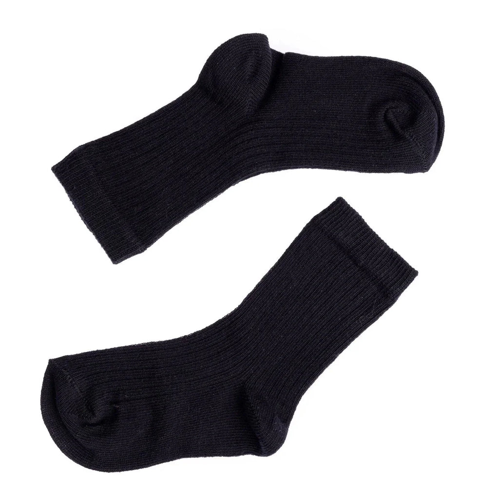 HelloBaby 3 Pack Plain Long Ankle Baby Socks (Newborn to 4-5 Years)