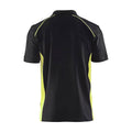 Blaklader 3324 Short Sleeve Polo Shirt Black / Hi-Vis Yellow