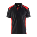 Blaklader 3324 Short Sleeve Polo Shirt Black / Red