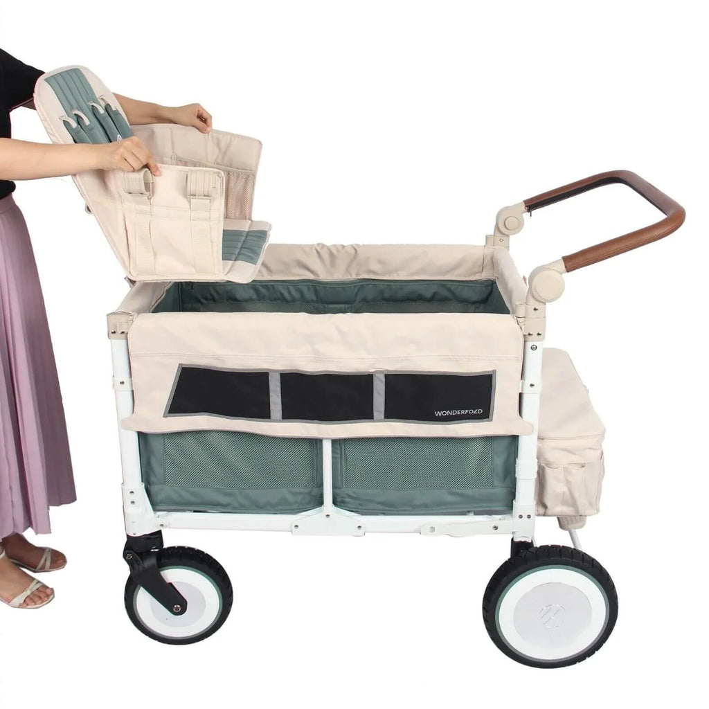 Wonderfold VW4 Volkswagen Stroller Wagon - Green