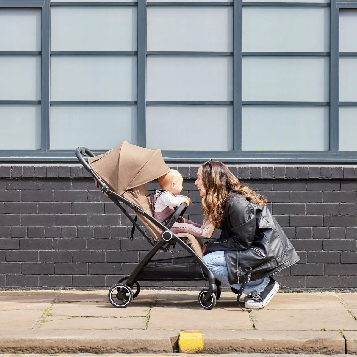 Ickle Bubba Aries Max Autofold Stroller - Black