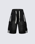 KIIKIO Vintage Washed Denim Shorts
