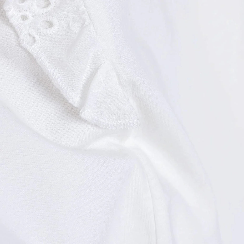 HelloBaby Short Sleeve Baby Blouse (6-9 Months to 4-5 Years) - Ecru