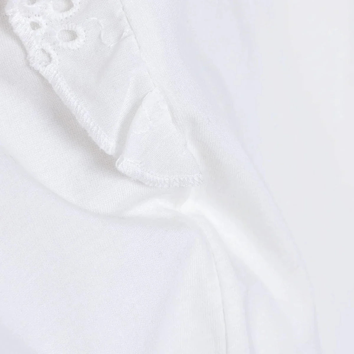 HelloBaby Short Sleeve Baby Blouse (6-9 Months to 4-5 Years) - Ecru
