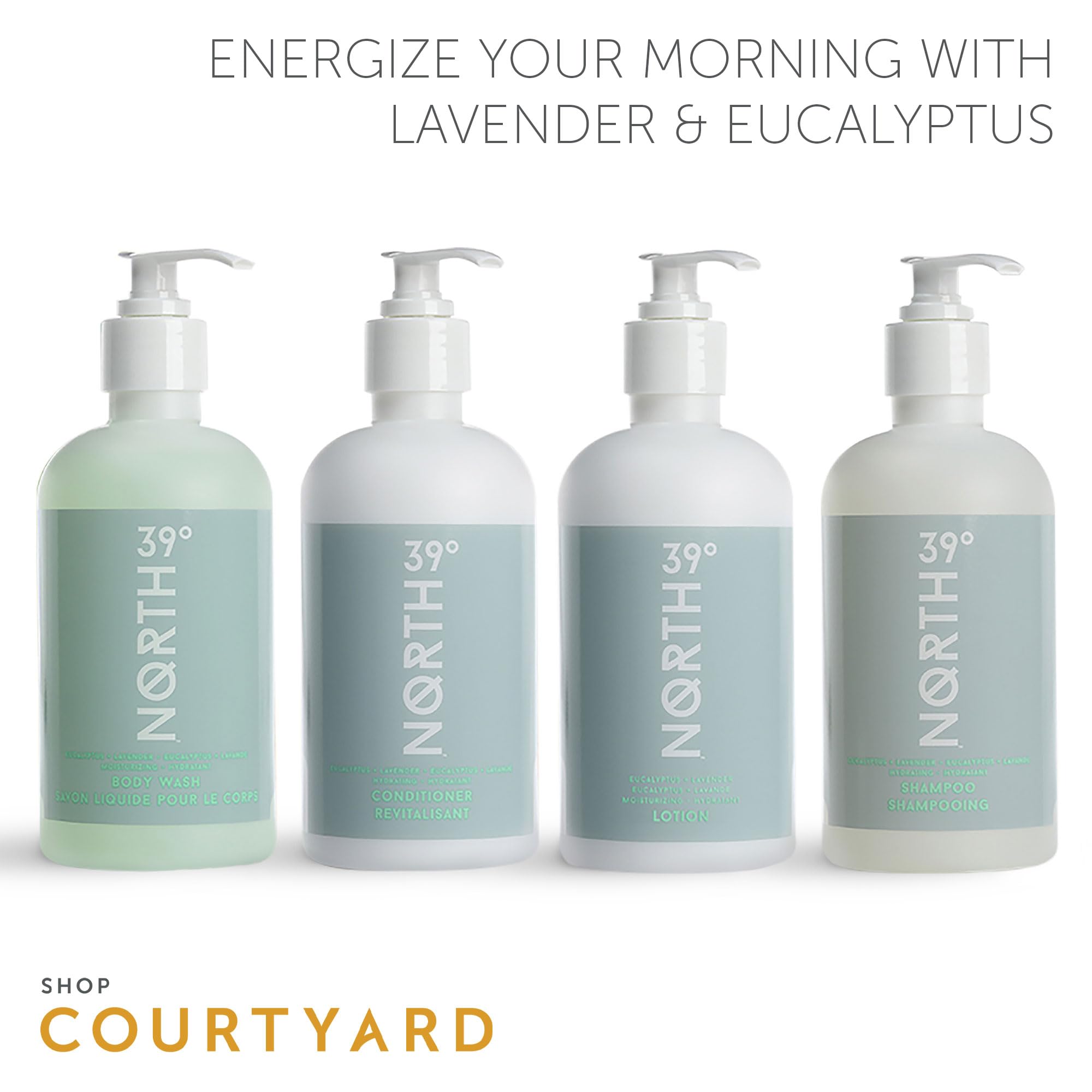39° North Conditioner – Eucalyptus & Lavender Scent | Hotel Exclusive 8.5oz