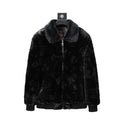 Mens Western-style Jacket Fur Coat Sweater