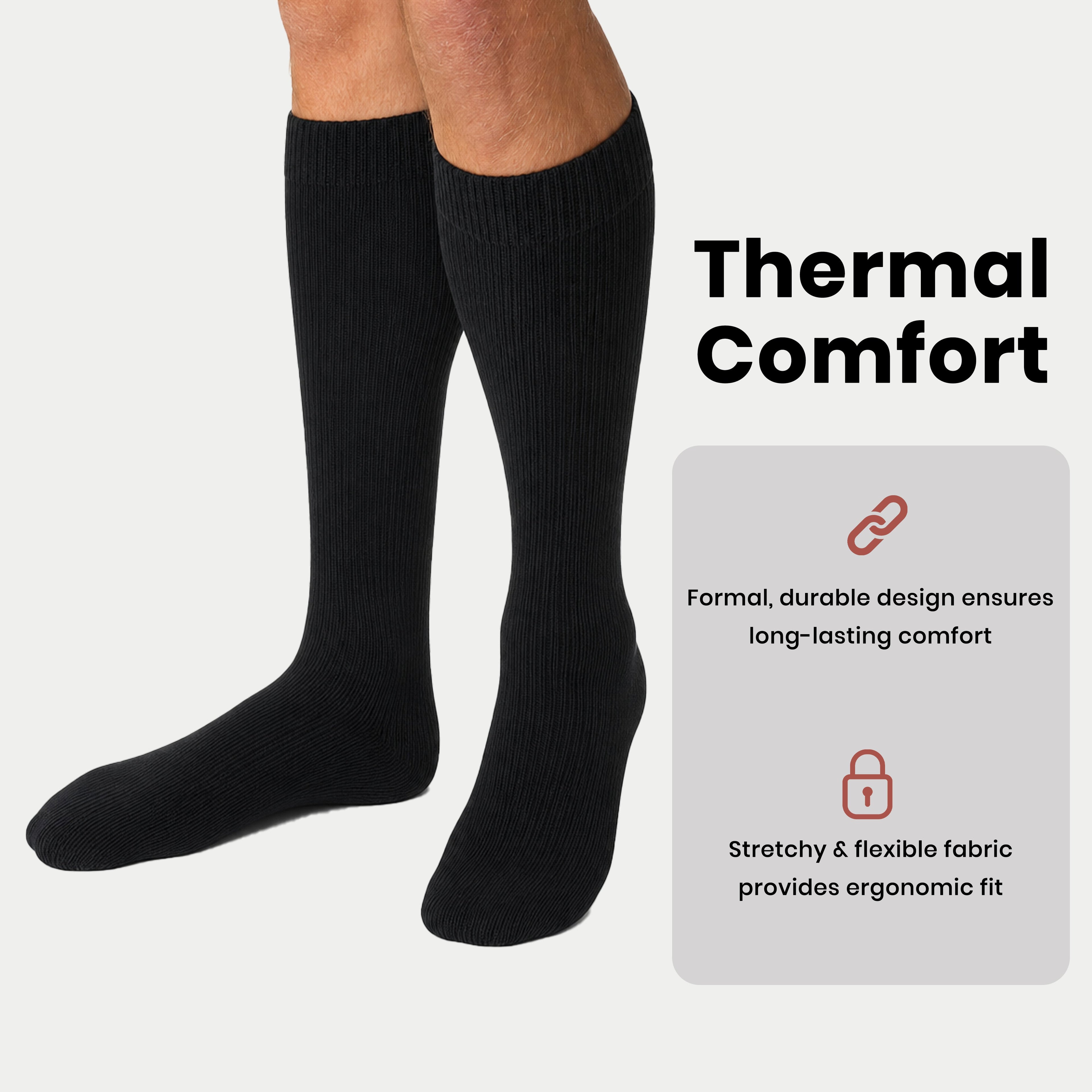 Sock Stack Men's 100% Cotton Moisture-Wicking Antibacterial Dress Work Socks 12 Pairs