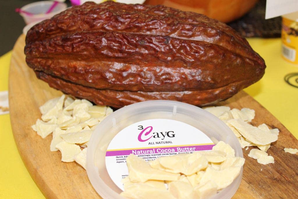 3CAYG Natural Cocoa Butter 1LB – Raw, Unrefined Skin Moisturizer & Hair Conditioner